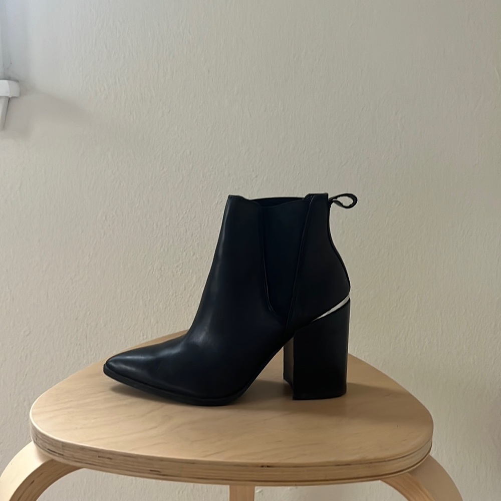 Steve Madden Black Ankle Boots